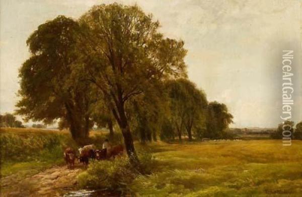 Ritorno Dal Pascolo Oil Painting - Edmund Morison Wimperis