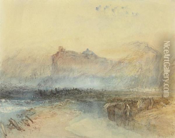 A View In The Domleschg Valley, Switzerland Oil Painting - Joseph Mallord William Turner