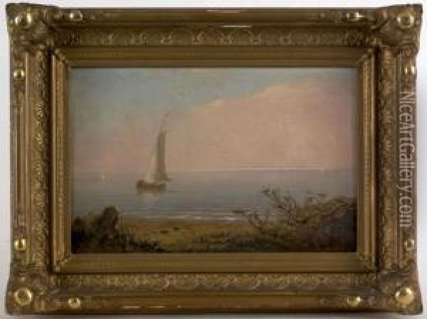 Coastal Scene Oil Painting - Frederik A. Spang