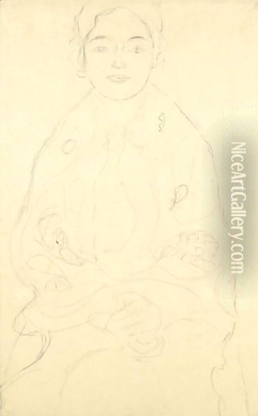 Fraulein Lieser (Miss Lieser) Oil Painting - Gustav Klimt