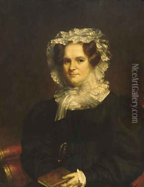 Mrs. Edward Kellogg Oil Painting - Samuel Lovett Waldo