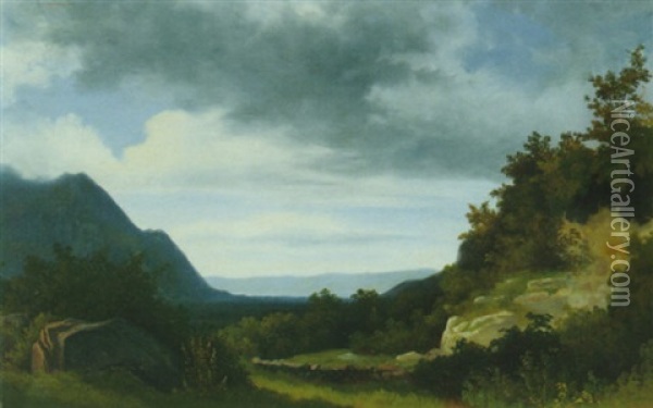 Blick Auf Den Genfersee Oil Painting - Alexandre Calame