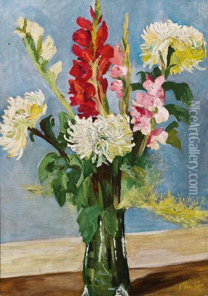 Blumen Oil Painting - Anton Emanuel Peschka