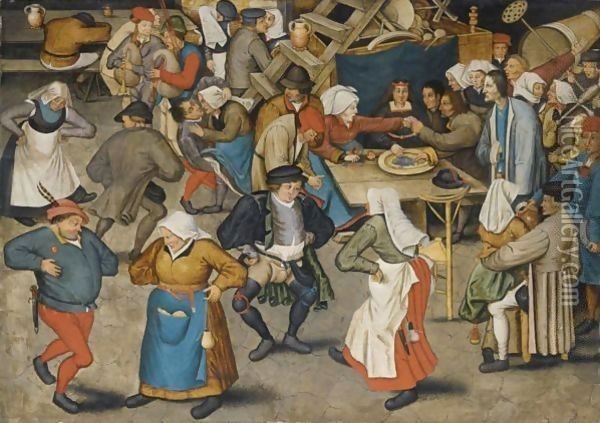 The Wedding Dance 3 Oil Painting - Pieter The Younger Brueghel