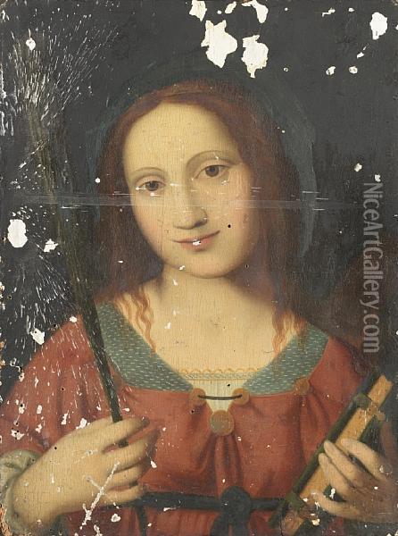 Mary Magdalen Oil Painting - Fra Paolino Da Pistoia
