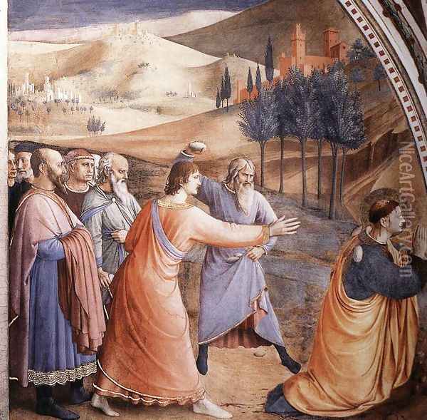 The Stoning of St Stephen Oil Painting - Angelico Fra