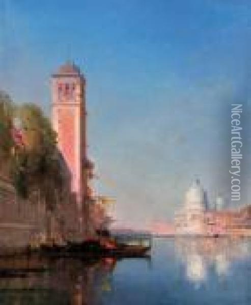 Le Grand Canal A Venise Oil Painting - Henri Duvieux