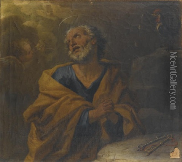 San Pietro Oil Painting - Paolo de Matteis