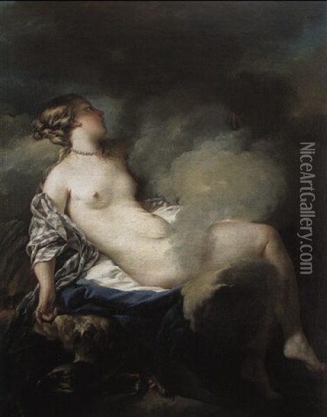 Jupiter Et Io Oil Painting - Jean Baptiste Marie Pierre