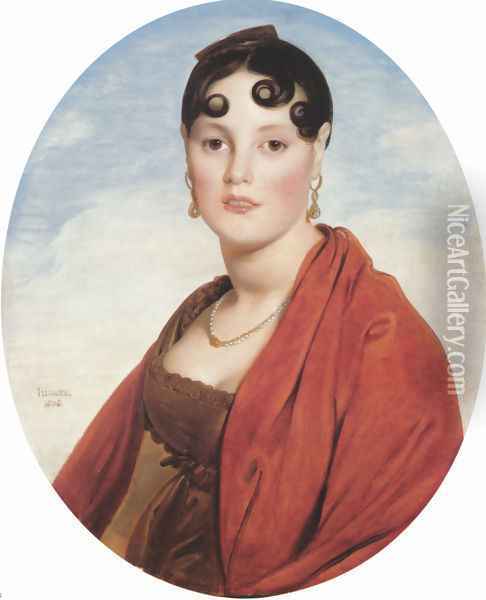 Madame Aymon, known as La Belle Zélie Oil Painting - Jean Auguste Dominique Ingres