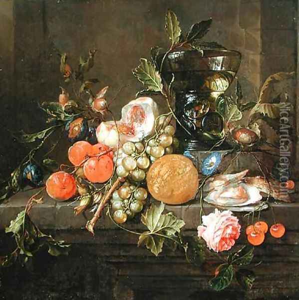Still Life 3 Oil Painting - Cornelis De Heem
