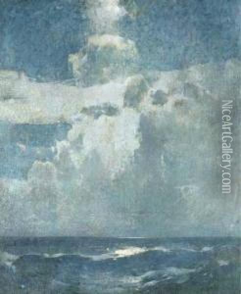 Moonlight Oil Painting - Emil Carlsen