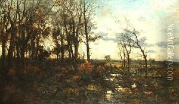 Shooter's Hill, Blackheath, A Pair. Oil Painting - George Boyle