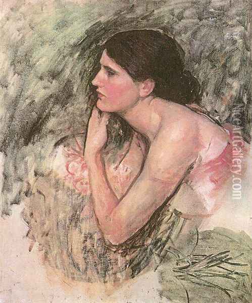 Study for The Sorceress Oil Painting - John William Waterhouse