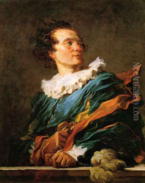 Portrait of Abbe de Saint-Non Oil Painting - Jean-Honore Fragonard