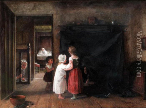 The Little Chimney Sweep Oil Painting - Frederick Daniel Hardy