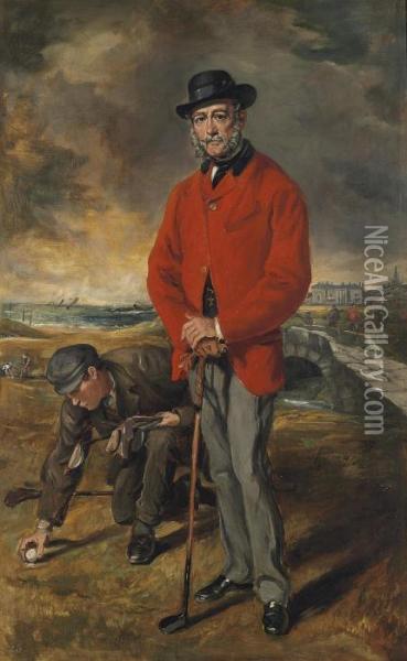 Portrait Of John Whyte-melville Of Bennochy And Strathkiness Oil Painting - Sir Francis Grant