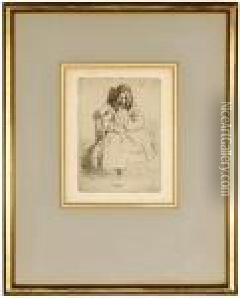 Annie Oil Painting - James Abbott McNeill Whistler