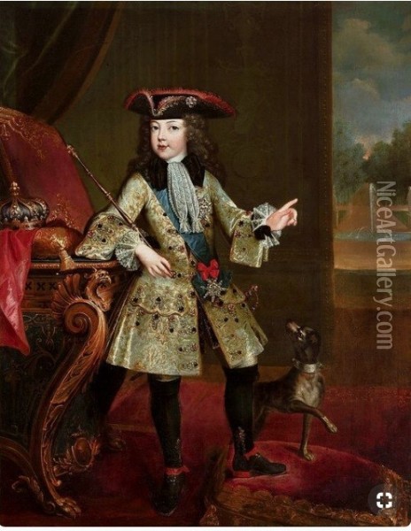  Portrait of Louis XV of France  Oil Painting - Customize