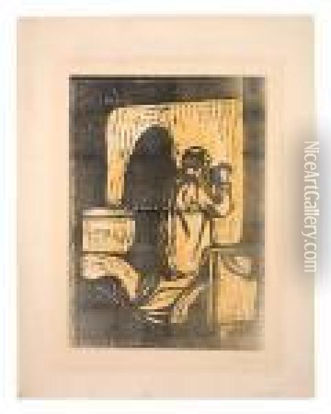 Gammel Mann I Bonn Oil Painting - Edvard Munch