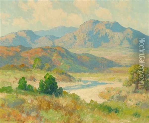 Riverbed Oil Painting - Maurice Braun