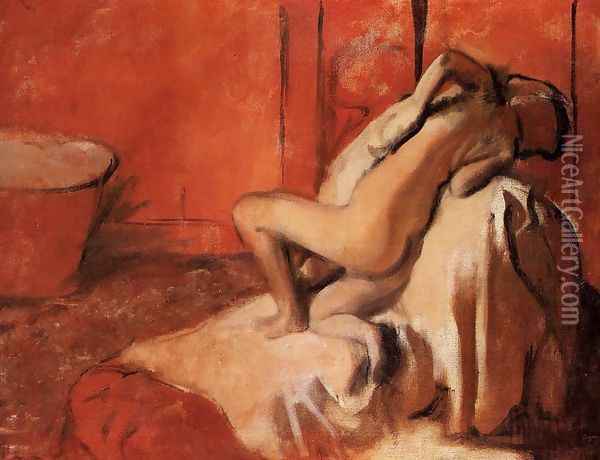 After the Bath XI Oil Painting - Edgar Degas