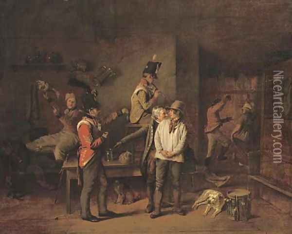 The Recruiting Officer Oil Painting - Thomas Webster