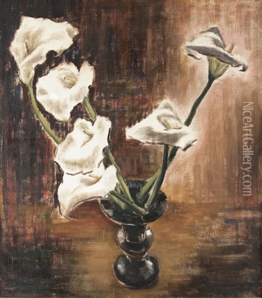 Callas Oil Painting - Willi Jaeckel