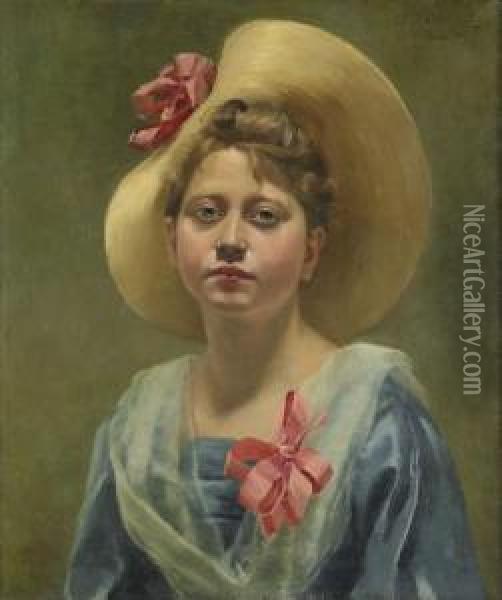 Parisiska Oil Painting - Eliza Olivecrona