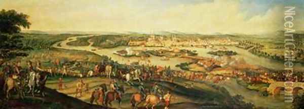 Siege of Magdeburg 20th March 1631 Oil Painting - Alexander Marshal