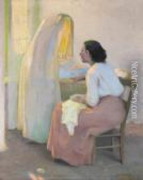 Maternity, 1894 Oil Painting - Eanger Irving Couse