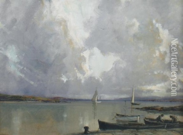 Strangford Lough, Co. Down Oil Painting - James Humbert Craig
