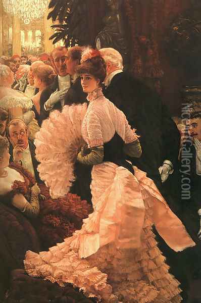 L'Ambitiuse (The Political Lady) 1883-85 Oil Painting - James Jacques Joseph Tissot