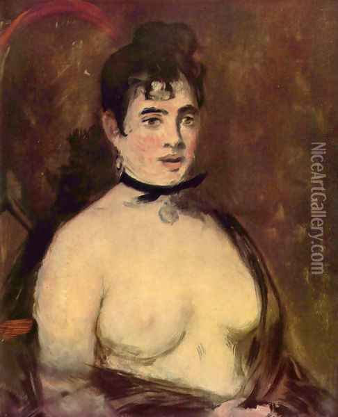 Female Nude Oil Painting - Edouard Manet