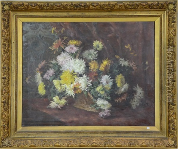 Bouquet De Fleurs Oil Painting - Emma de Vigne