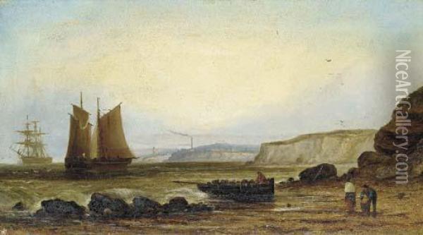 Morning, Denham Harbor From The North Oil Painting - John Callow