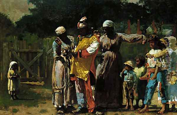 Dressing for the Carnival Oil Painting - Winslow Homer