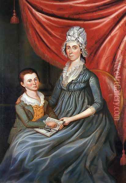Eleanor Conway Hite and Son, James Madison Hite Oil Painting - Charles Peale Polk
