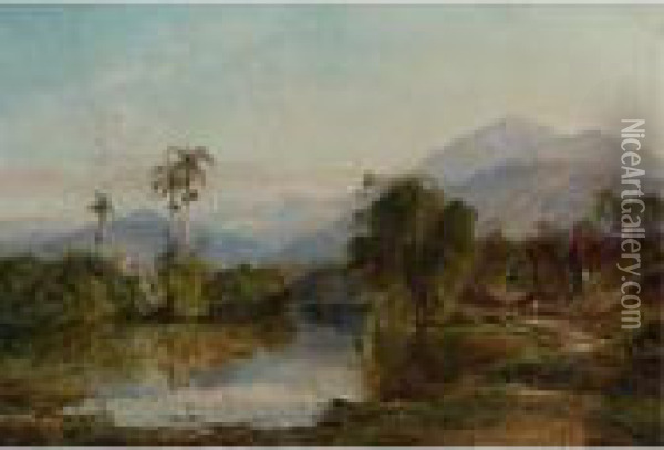 View Of Cuba Oil Painting - Edmund Darch Lewis