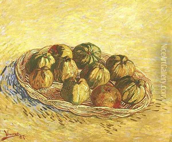 Basket Of Apples III Oil Painting - Vincent Van Gogh