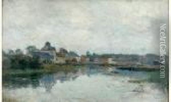 La Seine Oil Painting - Albert Lebourg