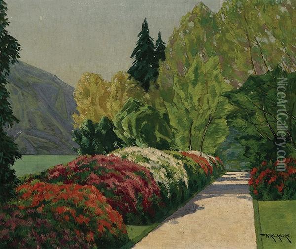 Park Oil Painting - Willy Kukuk