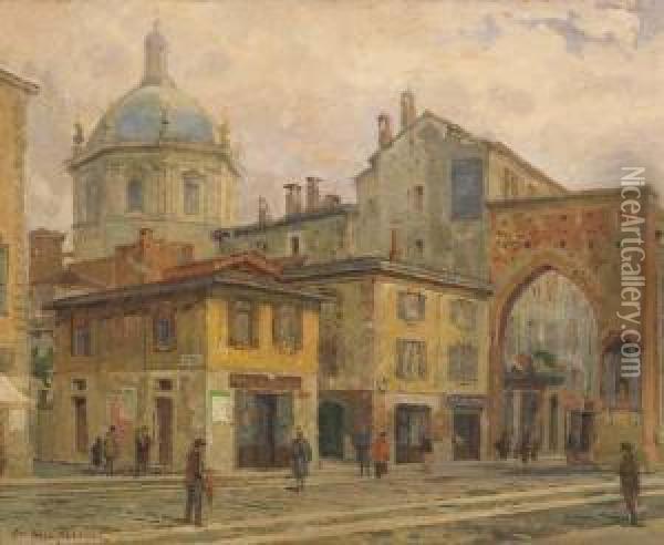 Colonne Di San Lorenzo Oil Painting - Arturo Ferrari