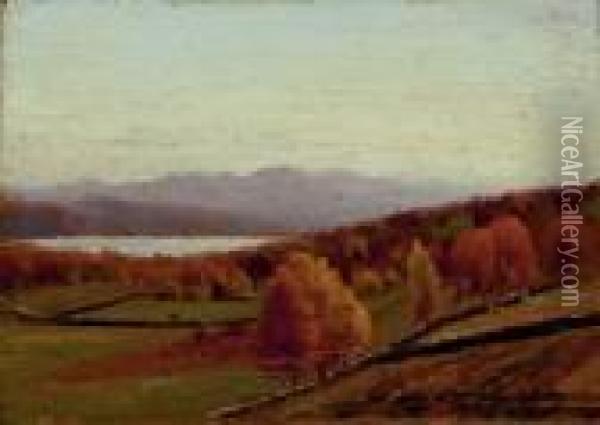 At Milton On Hudson Oil Painting - John Bunyan Bristol