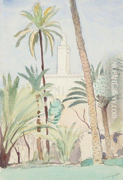 Les Palmiers, Algerie Oil Painting - Albert Marquet