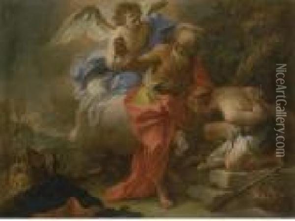 Il Sacrificio Di Isacco Oil Painting - Sebastiano Conca
