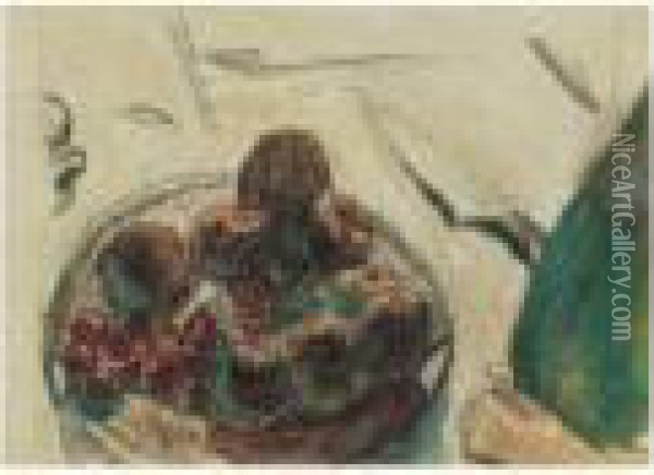 Corbeille De Fruits Oil Painting - Pierre Bonnard