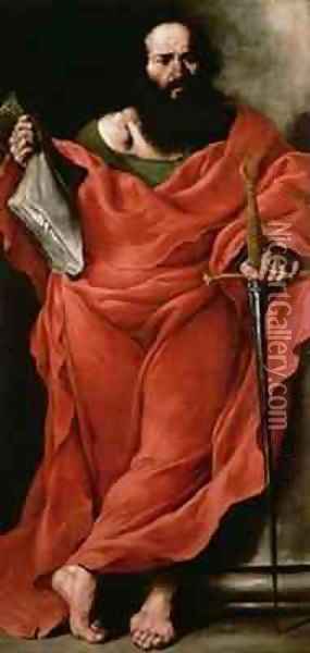 St Paul the Apostle Oil Painting - Francesco Fracanzano