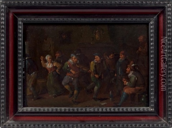 Le Concert Dans L'auberge Oil Painting - Egbert van Heemskerck the Younger