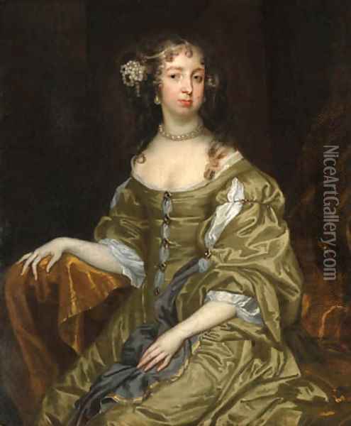 Portrait of Lady Cotton Oil Painting - Jacob Huysmans